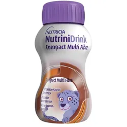 NUTRINIDRINK Compact MultiFibre Schoko-Karamell 4X125 ml
