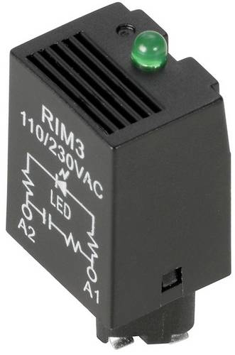 Weidmüller RC-Modul mit Anzeige, LED RIM 3 110/230VAC LED Leuchtfarben: Grün 10St.