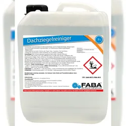 FABA Dachziegelreiniger Konzentrat, Dachziegel Reiniger  5 L