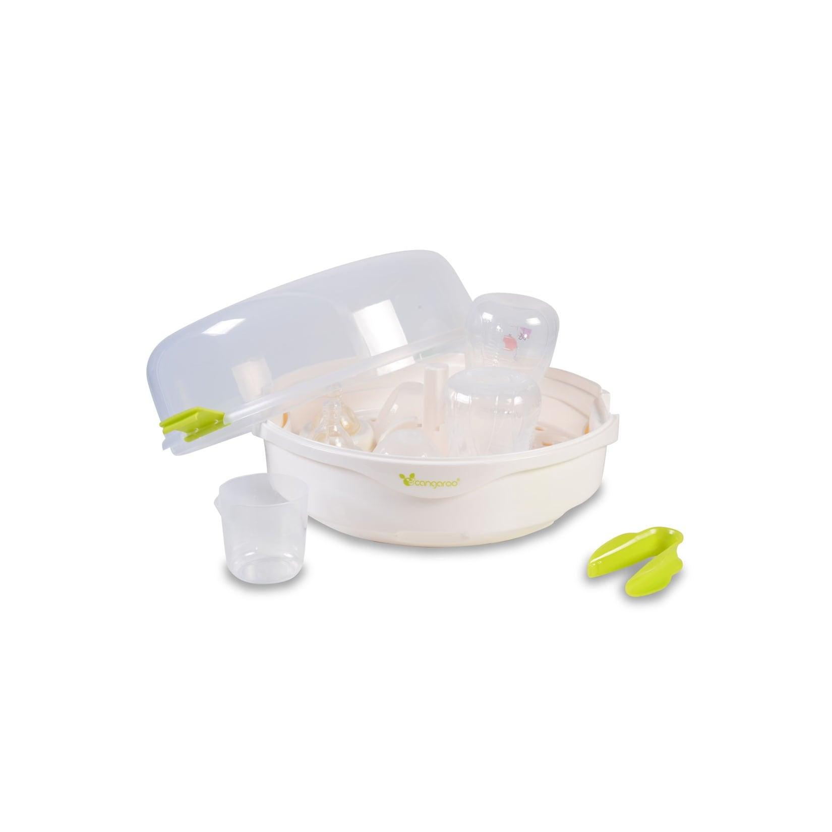 Cangaroo Mikrowellen Sterilisator Fresh 5 Flaschen Zubehör maximal 15,5 cm hoch weiß