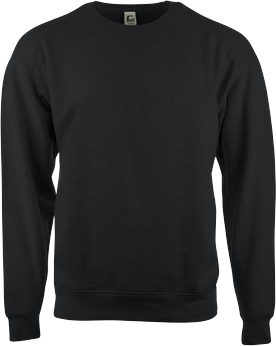 C2 Sport CS5501 Fleece Crew T-Shirt in Black size 4XL   60/40 Cotton/Polyester 550100, 5501