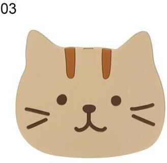 Uplift Picks Cartoon Cat Silicone Drink Coasters Heatproof Non Slip Placemats 03 1 Pc