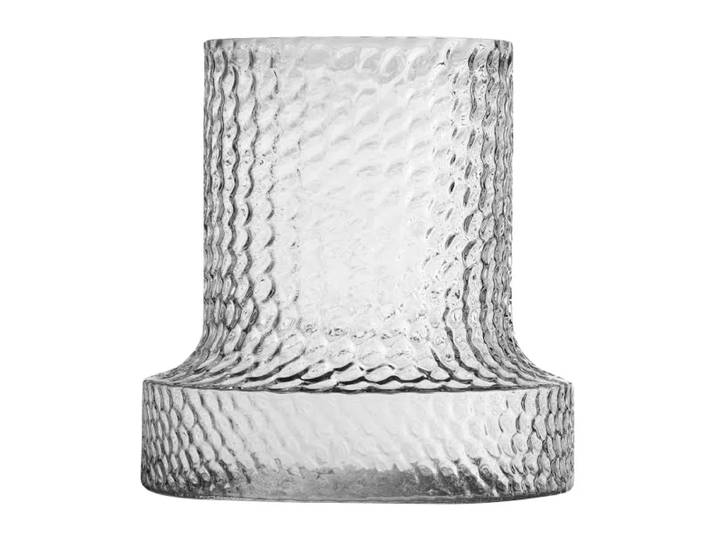 Skrufs Glasbruk Kolonn Vase strukturiert 30cm