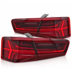 LED-Rückleuchten passend für Audi A6 C7 2011–2014 | dynamische Blinker | für Serien-Glühlampen