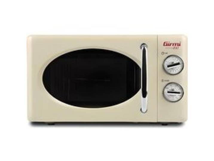 Four à micro-ondes combiné Vintage Design - Girmi FM21 - 20 L - 700 + 800 W - crème