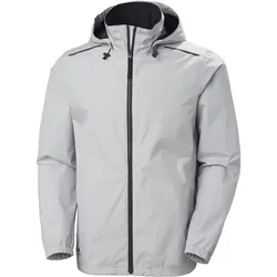 Hardshell Regenjacke "MANCHESTER 2.0" - 4XL - nebelgrau