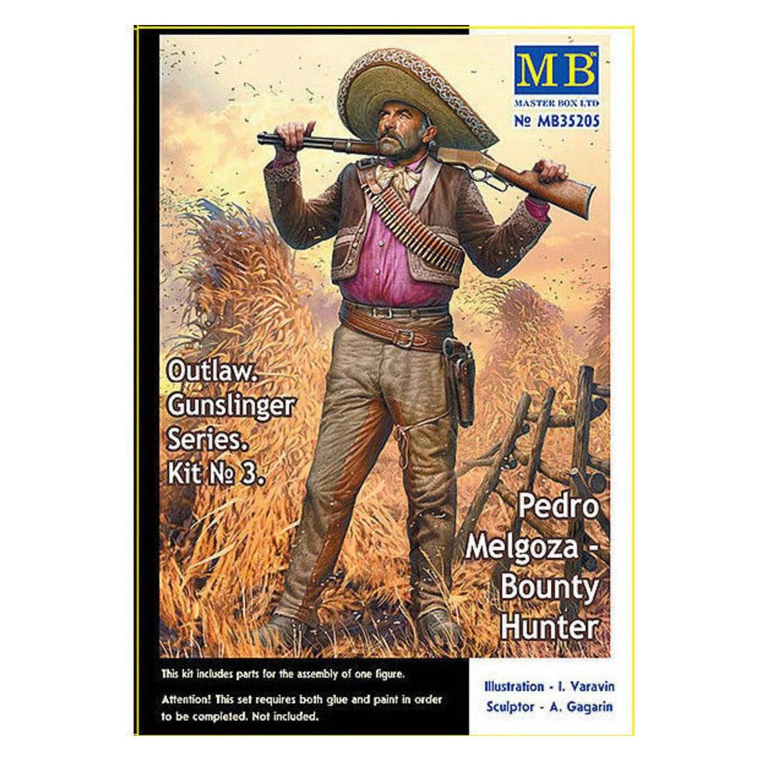 Master Box Outlow. Gunslinger series. Kit No.3. Pedro Melgoza - Bounty Hunter (MB35205)