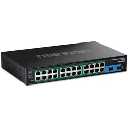 TRENDnet Industrial Switch 26-Port Gbit PoE+ RackM