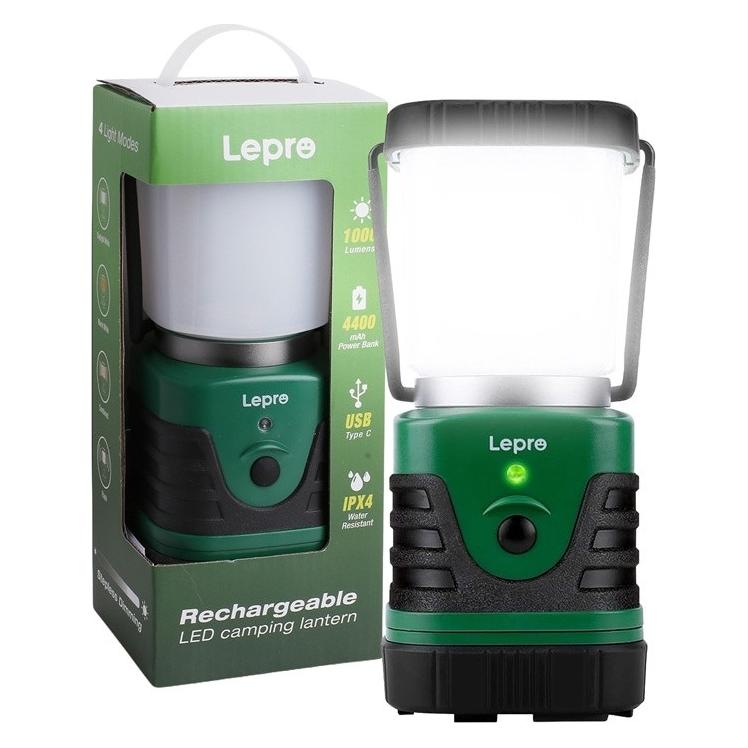 Lepro 3300008 Campinglampe, 1000 lm, 3600 mAh (3300008)