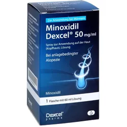 Minoxidil Dexcel 50 mg/ml zur Anwendung auf der Kopfhaut Männer