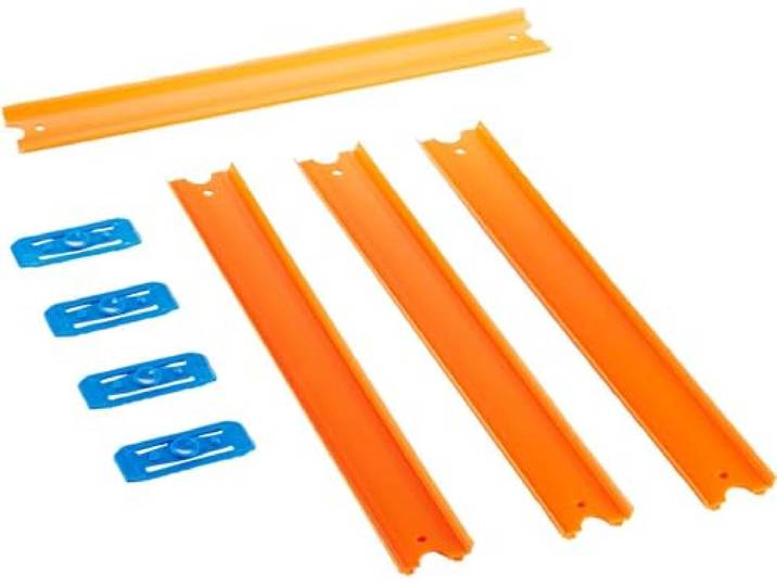Hot Wheels Track Builder Straight Track Pack 90CM - Oranje