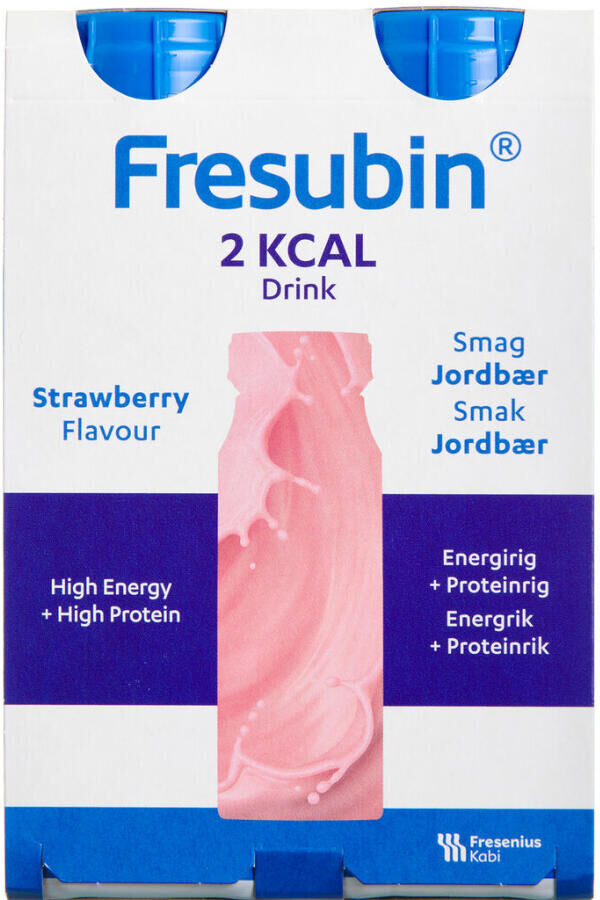 Fresubin 2 kcal Drink Jordbær 4 x 200 ml