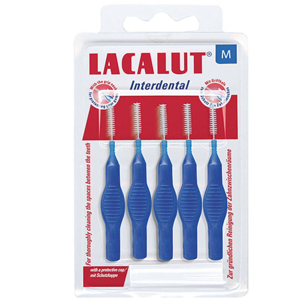 Lacalut Interdental M Bürstendrm.3,0 mm 5 St Zahnbürste
