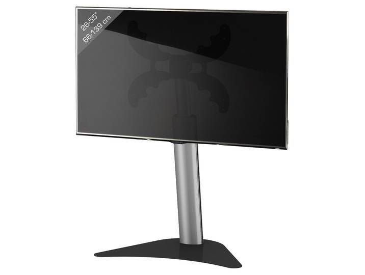 Wohnzimmertisch VCM Premium TV Standfuß höhenverstellbar 48-64 cm Coscal , schwarz, Regale, Wohnzimmertisch