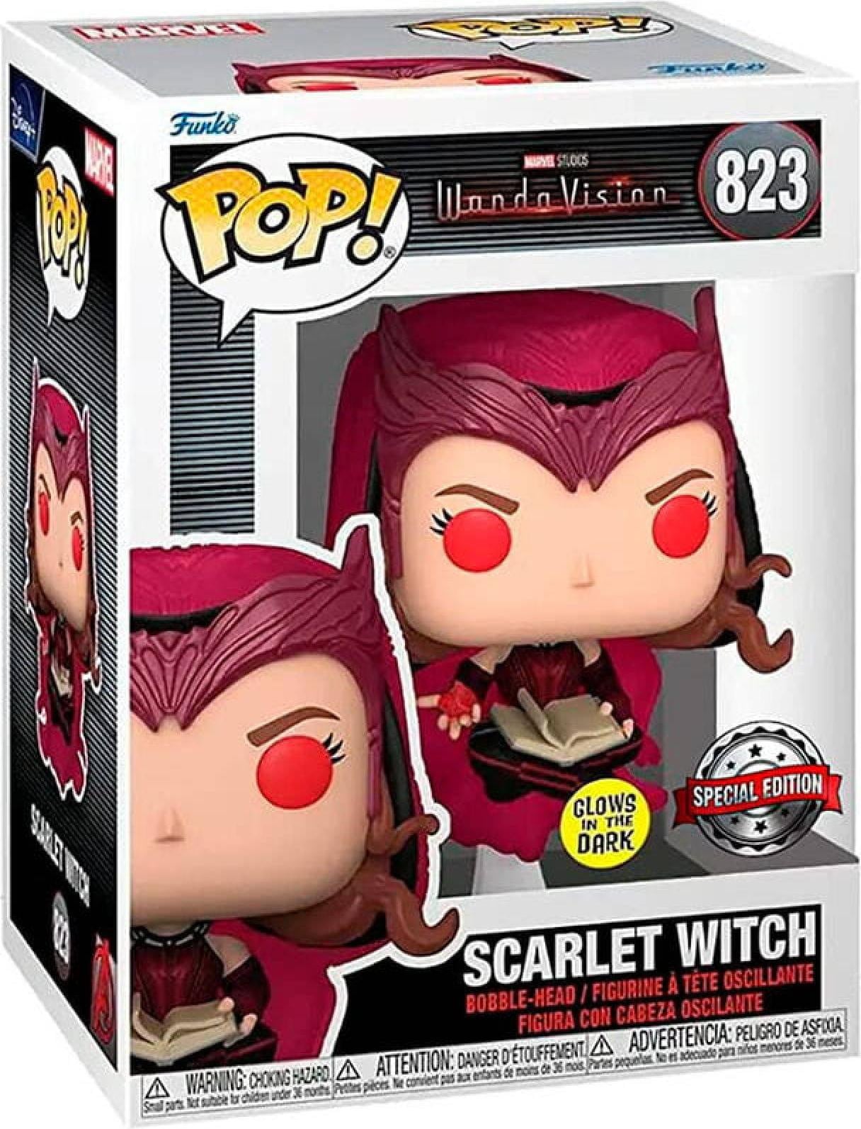 Funko Pop! Marvel WandaVision Scarlet Witch #823 gloeit in het donker