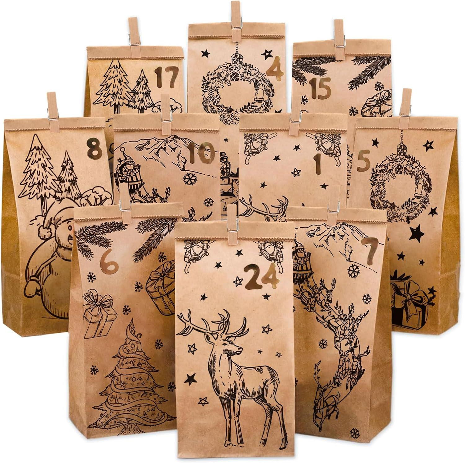 oCreon Adventskalender om te vullen voor kinderen