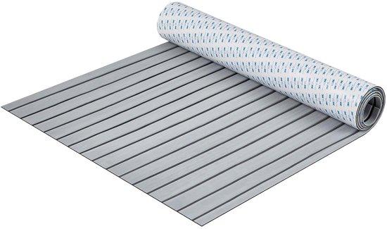 Famanu Antislip Bootsboden 240x89,9 cm - Selbstklebende Marineböden für Boote, Yachten und Kajaks