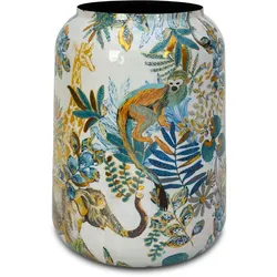 Bunte Vase oder Übertopf Cobalt Jungle Ø 47 cm, Höhe 62 cm