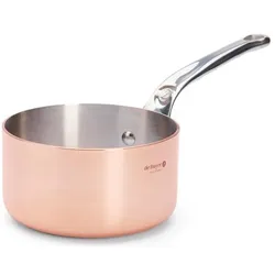 de Buyer Inocuivre Stielkasserolle, Pfanne + Kochtopf, Silber, Kupfer