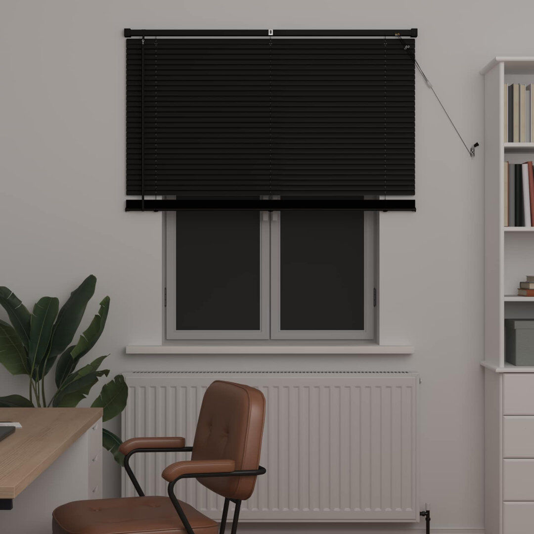 Metro Venetian Blind Black 120cm W X 150cm L