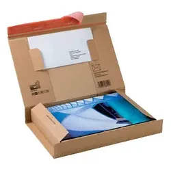 Versandkarton Post-Box, 300x212x43mm, braun