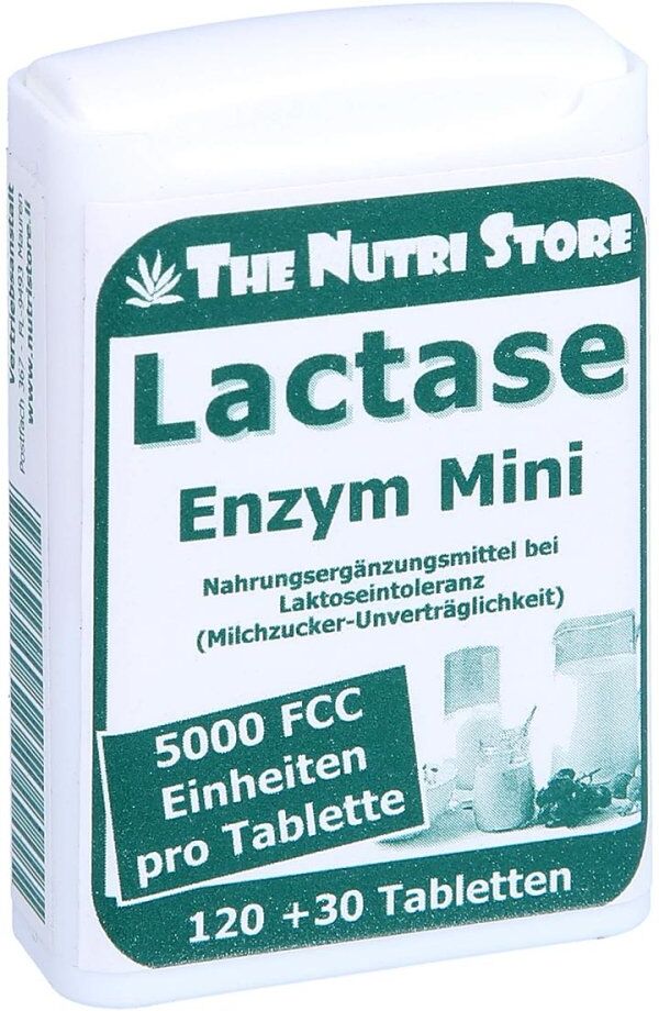 Lactase 5000 Fcc Enzym Mini Tabletten im Dosierspender 120stk