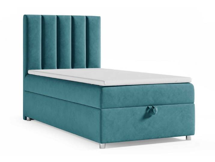 Best for Home Boxspringbett Einzelbett Trinity K-10 mit Stauraum & Komfort Topper (70x200 80x200 90x200 100x200 cm), Lieferung Wohnung und Aufbauservice, TOP Preis-Leistungs-Verhältnis