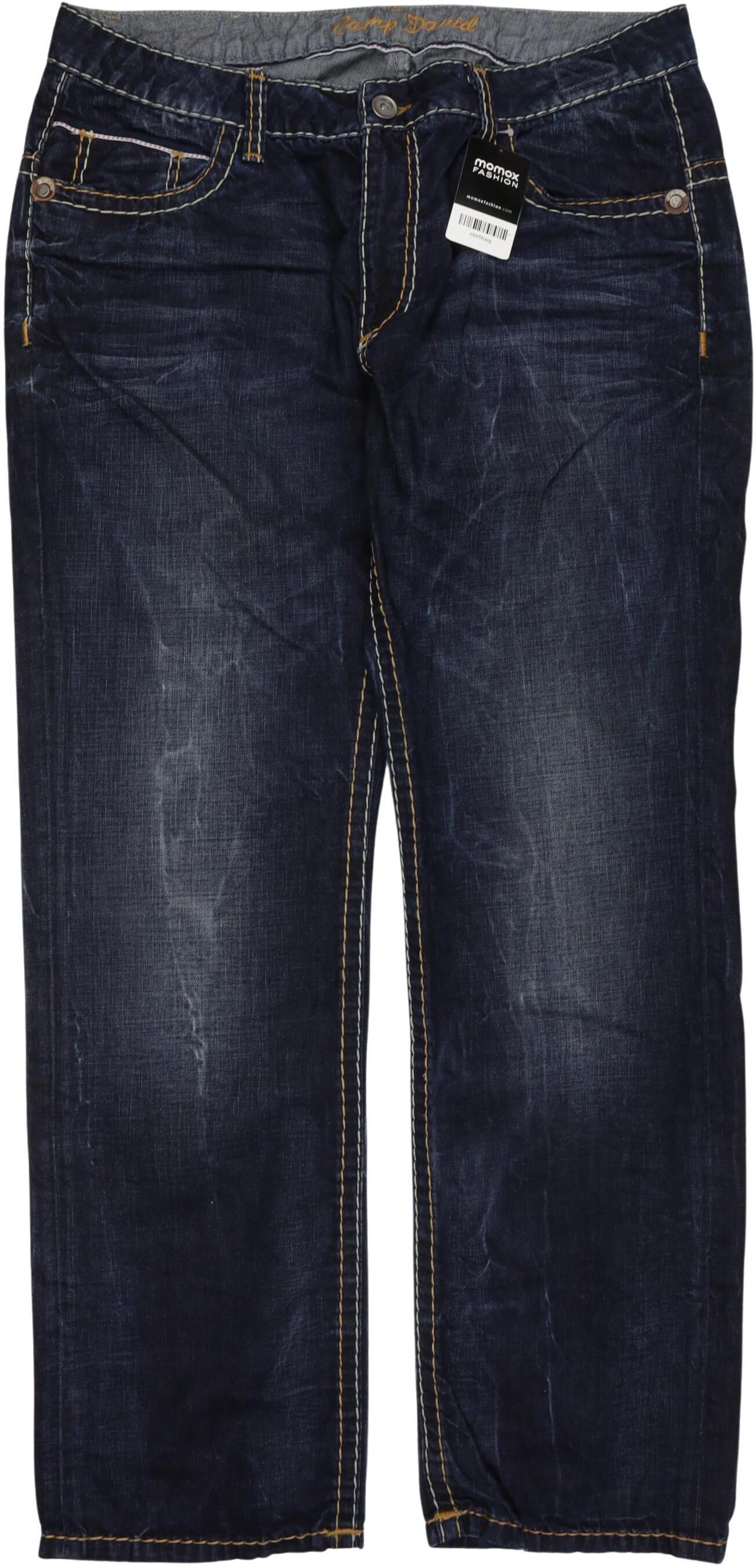 Camp David Herren Jeans, Marineblau, Gr. W38, Baumwolle - Second Hand