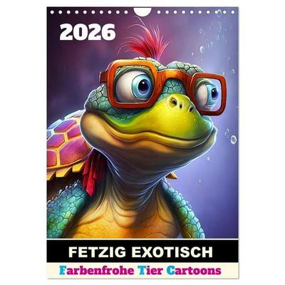 FETZIG EXOTISCH (Wandkalender 2026 DIN A4 hoch), CALVENDO Monatskalender