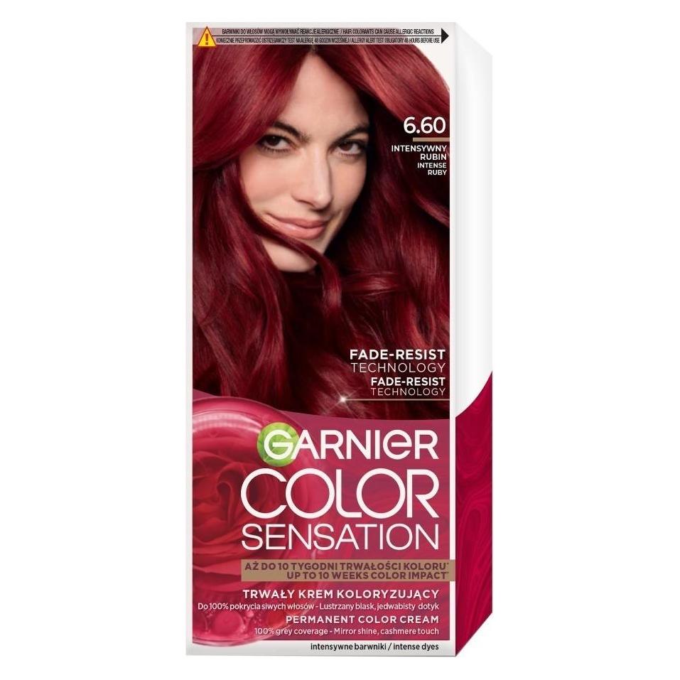 Garnier Color Sensation Creme farba do włosów 6.60 Intensywny Rubin (6.60 Intensywny Rubin) (46963845)