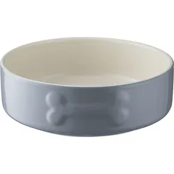 Petware Hundenapf 15 cm Knochen grau