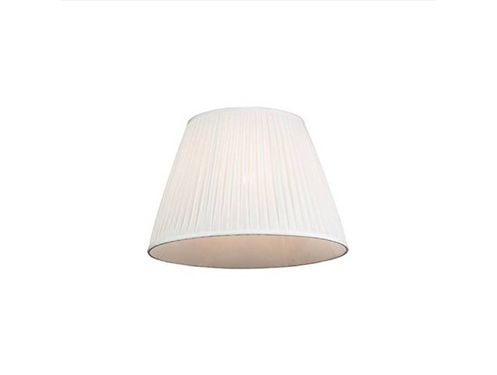 QAZQA Retro Plisse lampenkap wit 45 30 cm, Rond schuin hang kap,staande kap