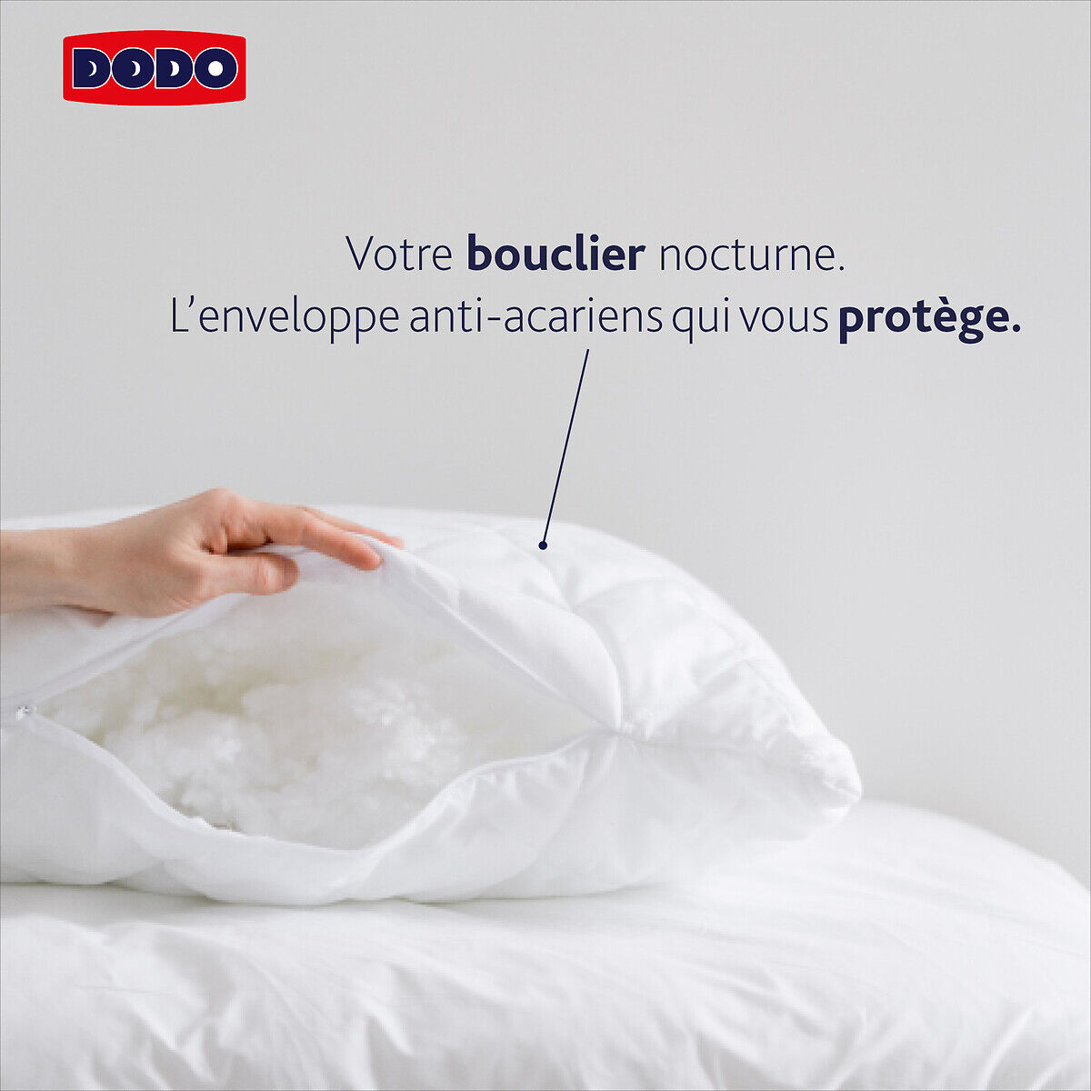 DODO Oreiller MOELLEUX - Doux & Anti-Acariens