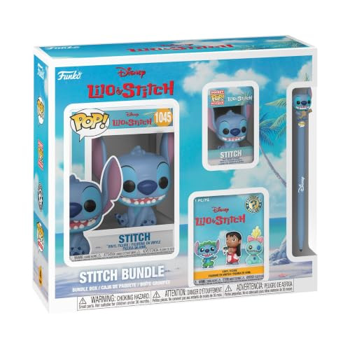Funko Pop Disney Stitch collector's set met accessoires en 4 figuren