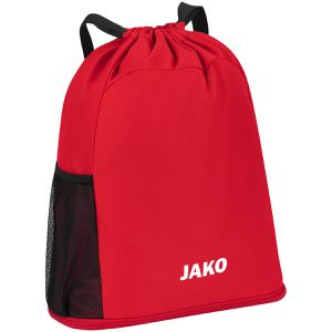JAKO Turnbeutel Multibag One, rot, mit Kordelzug, Bodenfach & Außentasche, aus Polyester, 45 cm