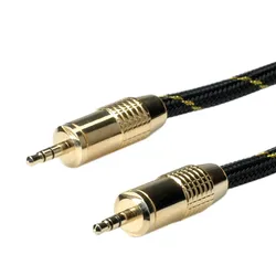 ROLINE GOLD 3,5mm Audio-Verbindungskabel ST/ST, 2,5 m