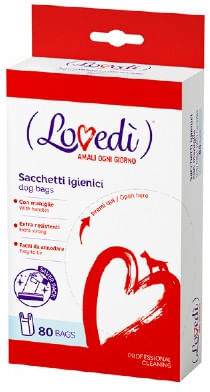 LOVEDI Lovedì Sacchetti Igienici Con Maniglie 80 PZ