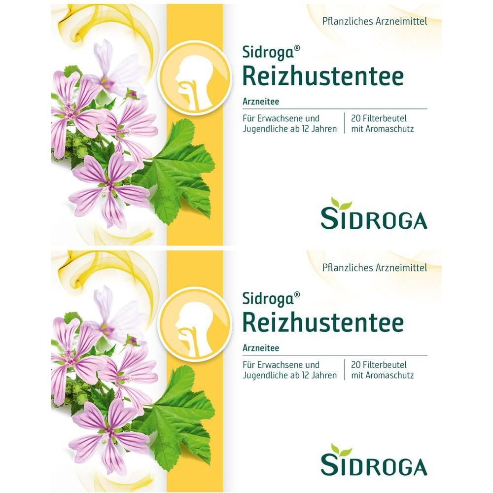 Sidroga Reizhustentee Filterbeutel 2x 2x20x0,9 g Tee