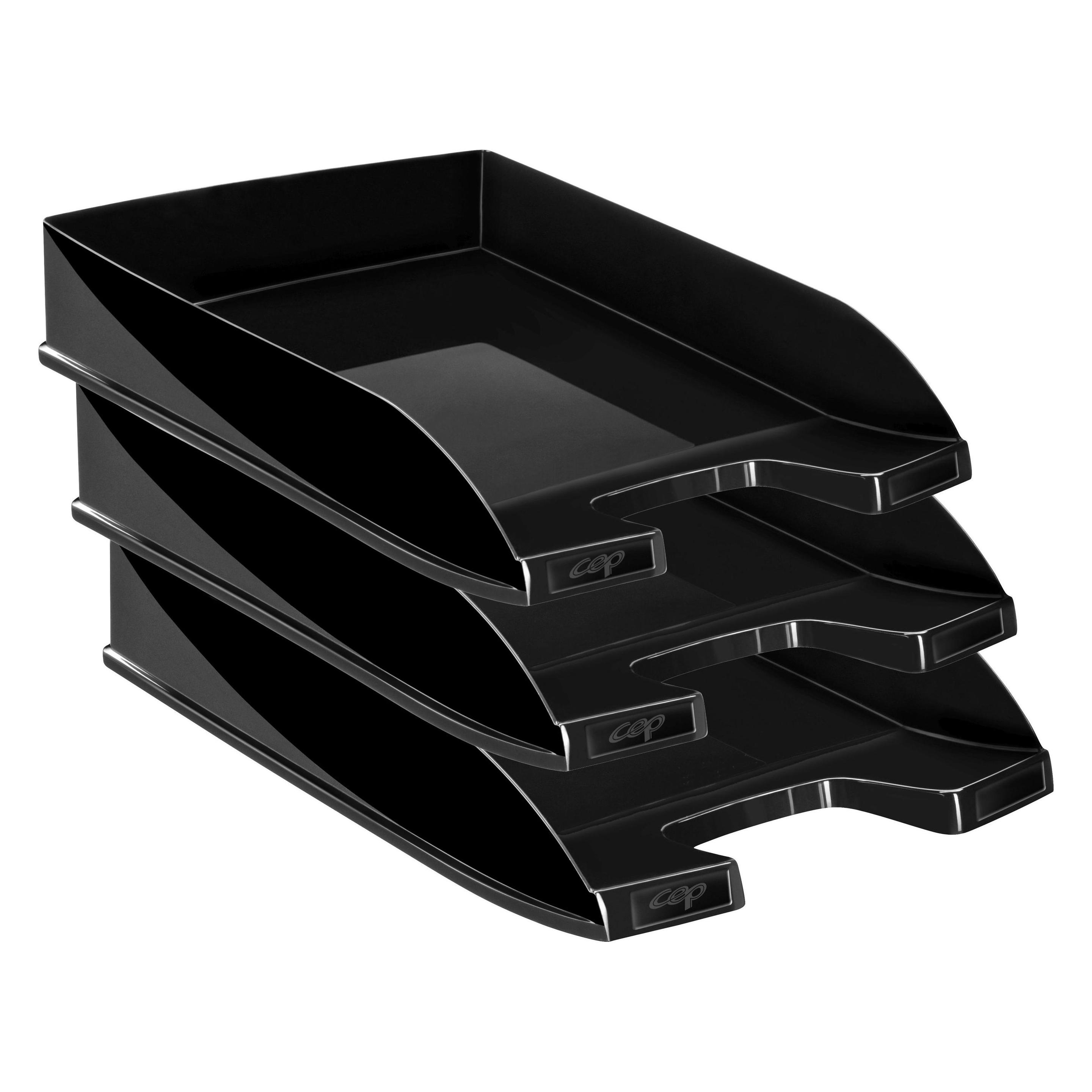 Cep Briefablage First 100, DIN A4, schwarz (A4, C4) (1001000011)