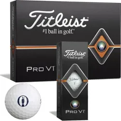Titleist Pro V1 THE OPEN 12er Packung weiss