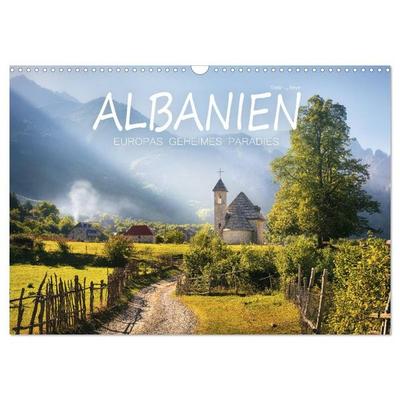 Albanien - Europas geheimes Paradies (Wandkalender 2027 DIN A3 quer), CALVENDO Monatskalender
