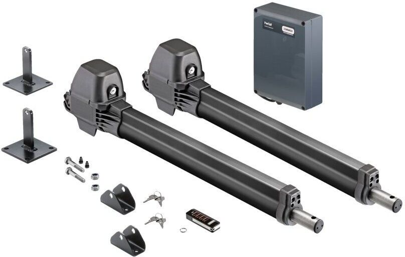 Sommer Drehtorantrieb twist ML S3 black Set 2-flg.