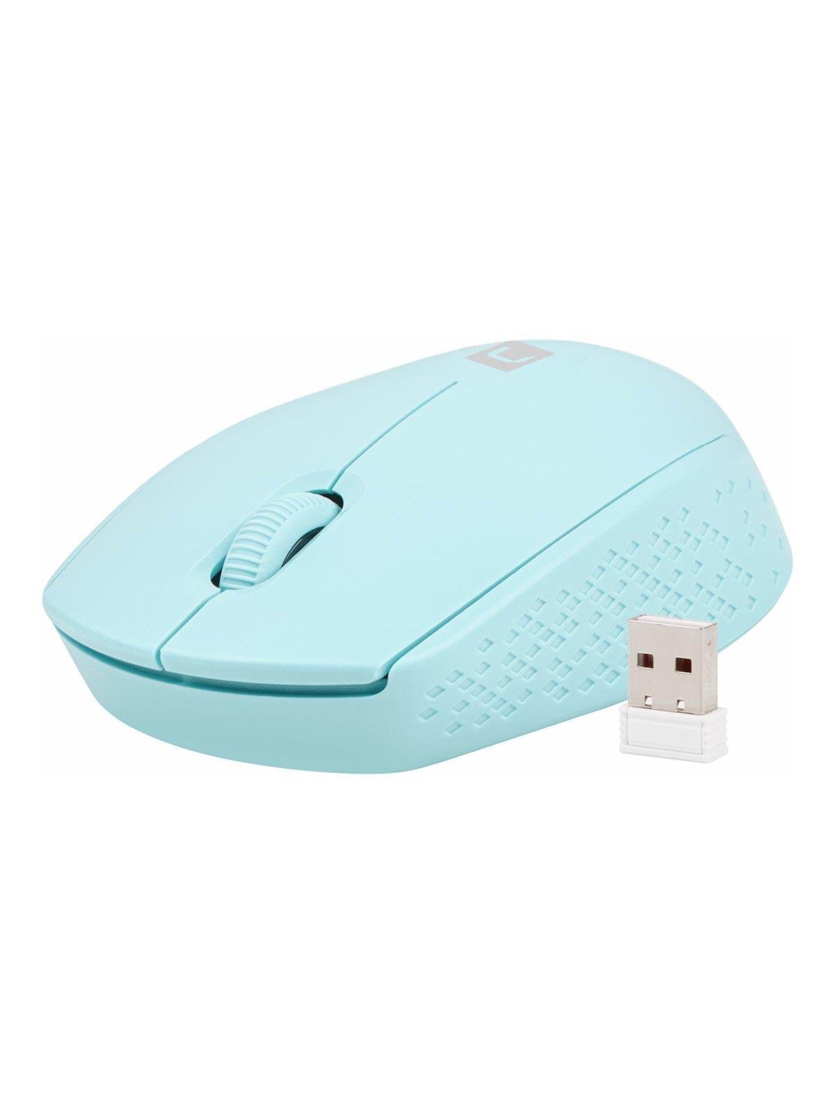 Natec STORK - mouse - 2.4 GHz - blue - Maus (Blau)