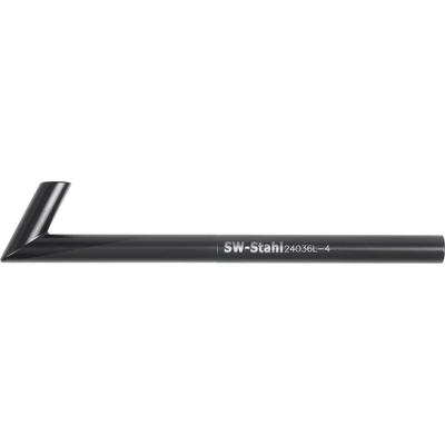 Sw Stahl Öl-Einfülladapter, abgewinkelt, mittel [Hersteller-Nr. 24036L-4]