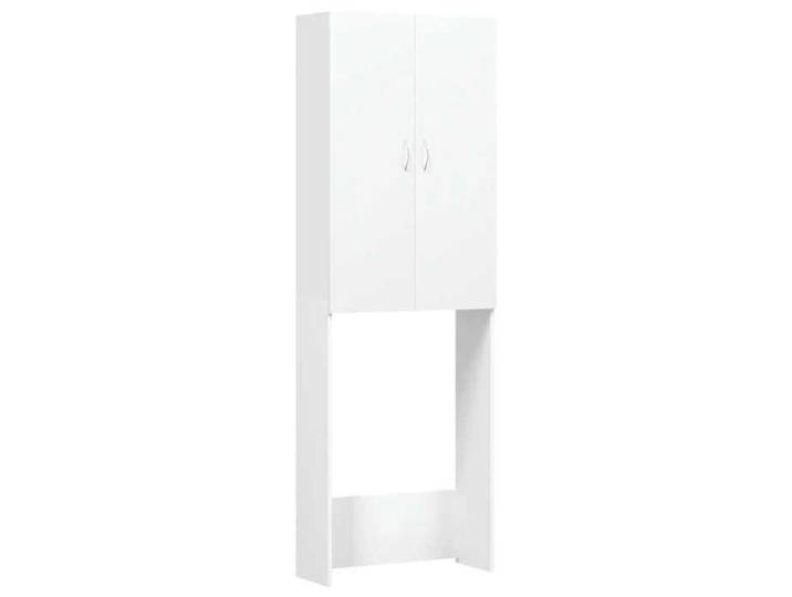 “Winter Sale TOP Armoire pour machine à laver Blanc - Meuble pour machine à laver Blanc 64x25 5x190cm PRO64461