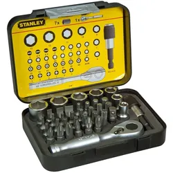Stanley, Steckschlüssel + Stecknuss, Tool set 39 pcs. (1-13-906)