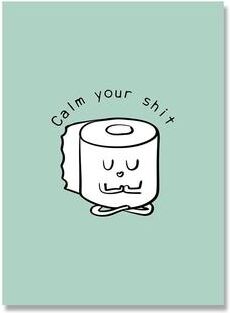 Uplifted Finds Yoga Toilet Paper Canvas   Funny Minimalist Washroom Art   Executive Suite & Nordic Sanctuary Decor a 21 X 30 Cm No Frame