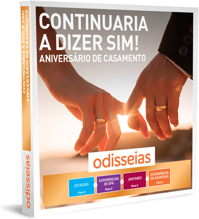 Continuaria a dizer SIM! Aniversário de Casamento   800 Experiências