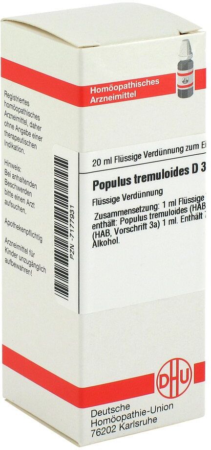 DHU Populus Tremuloides D3 Dilution