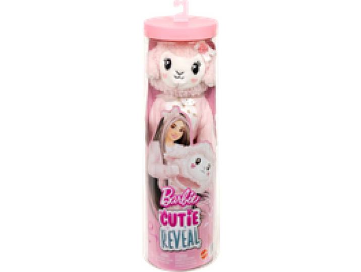 BARBIE Poupée, Cutie Reveal Sweet Bows (Petit agneau rose)